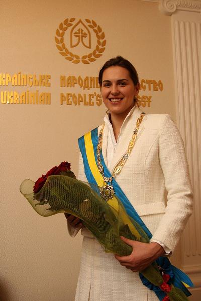 Ukrajinská plavec Yana Klochkova