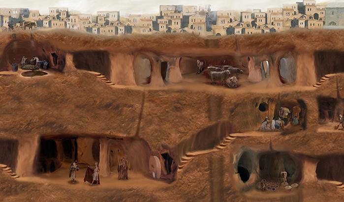 древни подземни градове