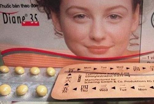 Antikoncepční látka Diane-35