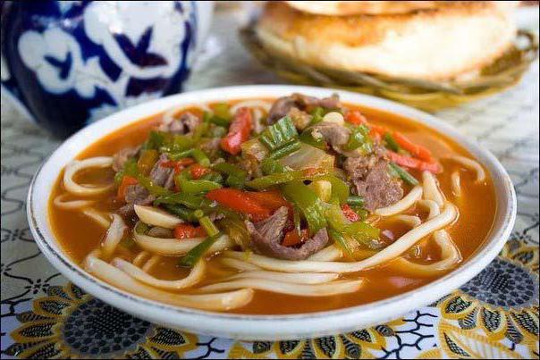 Lagman Uighur recept za kuhanje