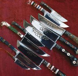 Fotografija uzbeških nožev