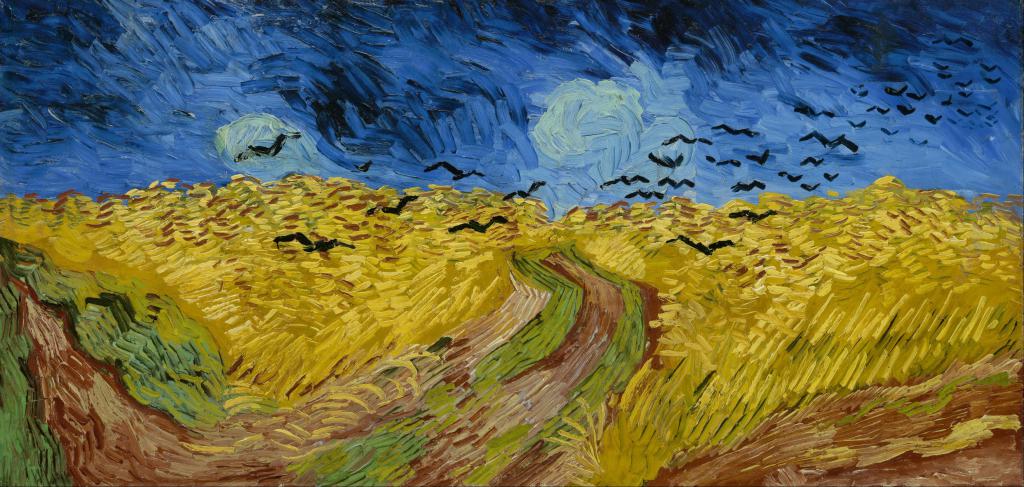 "Campo di grano con corvi"