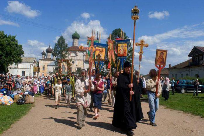 Processione del patriarca Kirill Velikoretsky