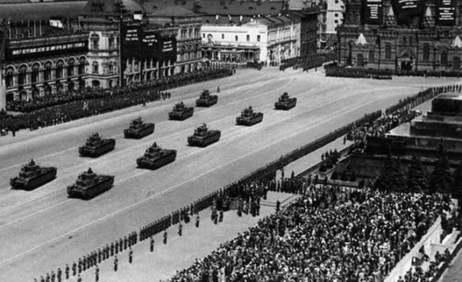 Victory Parade a Mosca nel 1945