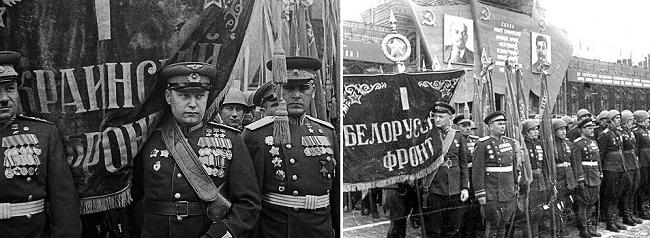 Victory Parade 1945 fotografií
