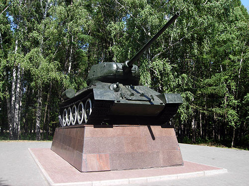 Tank v parku Victory