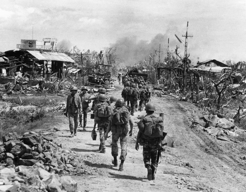 guerra nel villaggio vietnamita