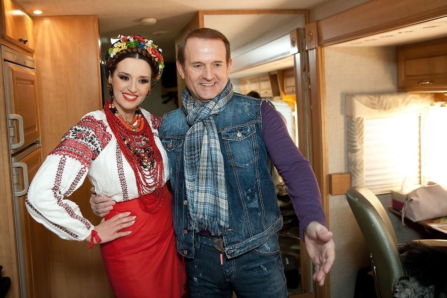 Medvedchuk s svojo ženo