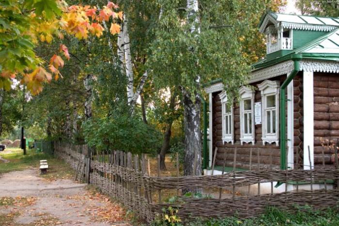 Miejsce urodzenia Jesienina wieś Konstantinovo