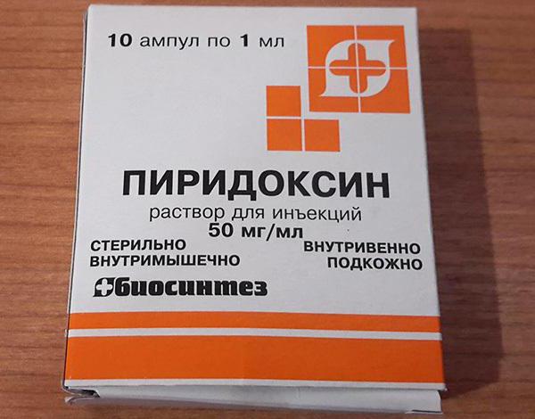 vitamin b6 v navodilih za uporabo v ampulah