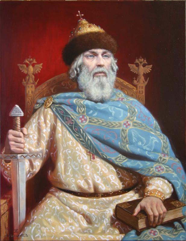 Vladimir Monomakh na prestolu