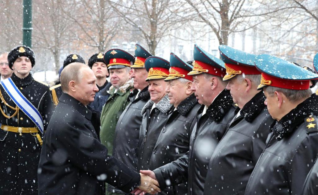 stopień wojskowy Putina