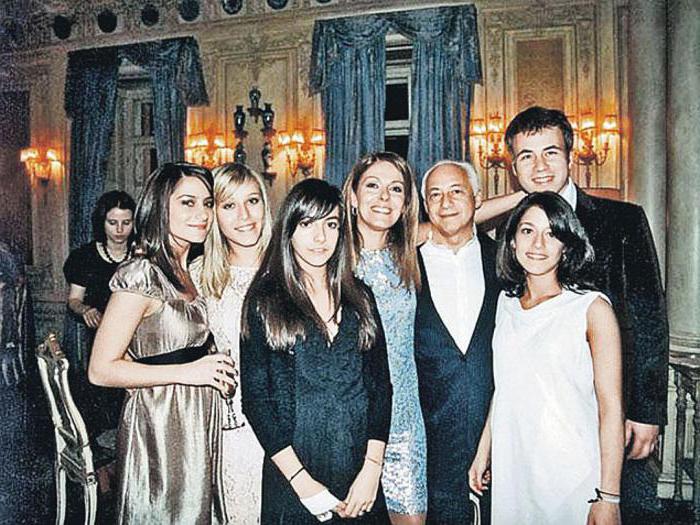 Vladimir Spivakov se svou rodinou