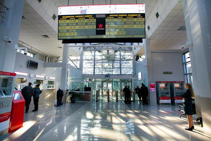 Orario dell'aeroporto di Vladivostok