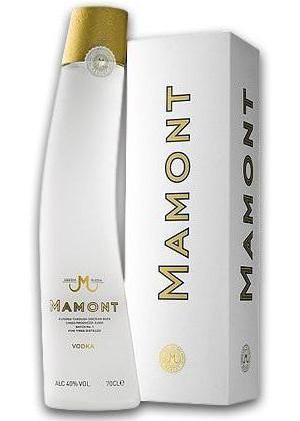 Mamutova vodka v darilni embalaži