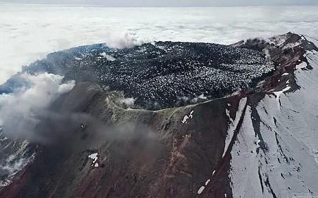 Cratere del vulcano Avacha