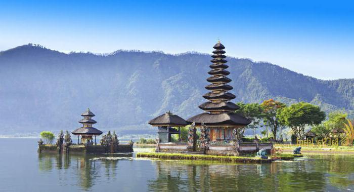 Bali sopka Situace
