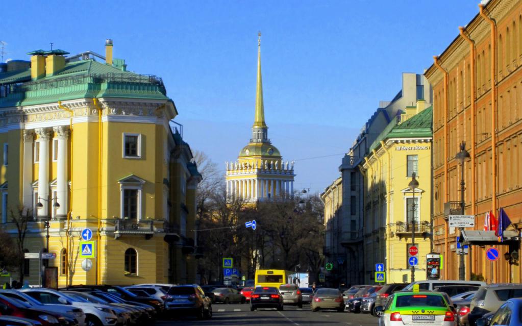 Admiralty - začetek Avenue Voznesensky