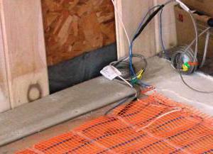 електрически прегледи с подово отопление