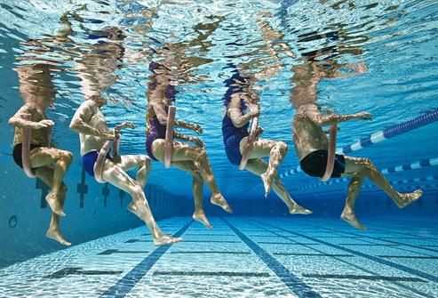 aerobica in acqua per bambini