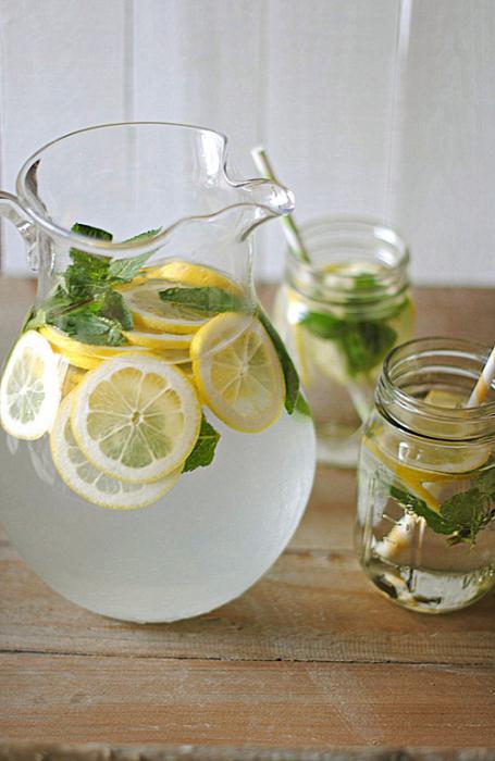acqua dimagrante al limone