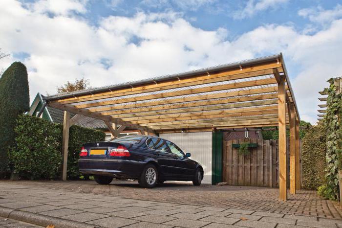 dřevěný carport
