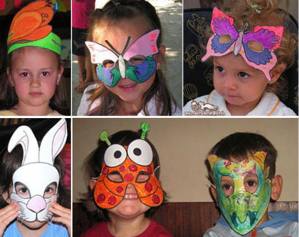 карневалске маске урадите сами