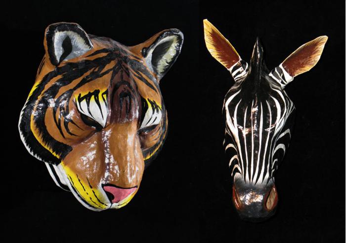 karnevalske maske DIY predlošci