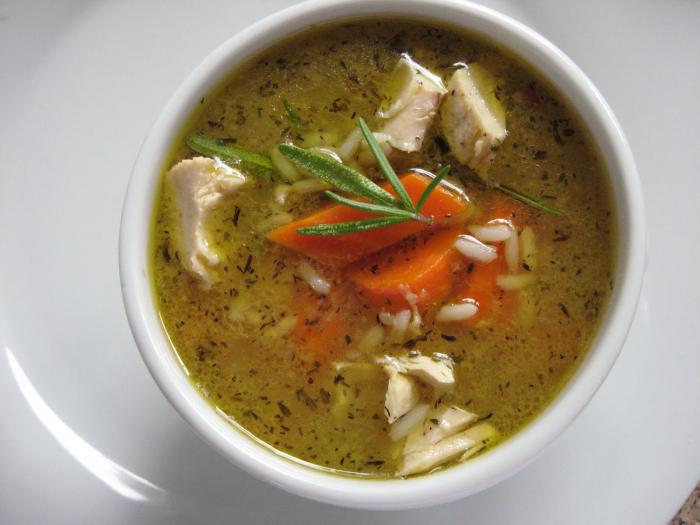 рецепт за супу од пиринча са пилетином