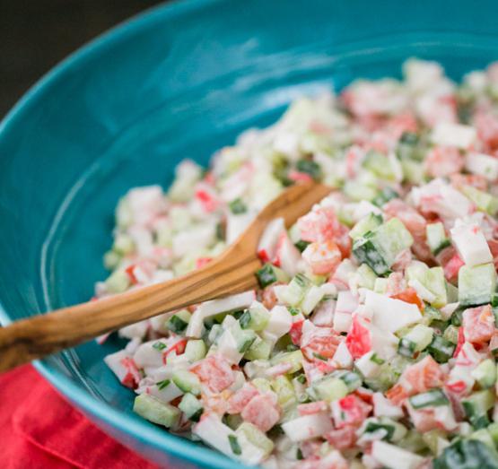 Recept za salatu od rakova s ​​krastavcem