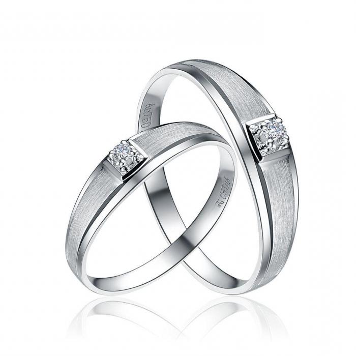 moderní svatební prsten