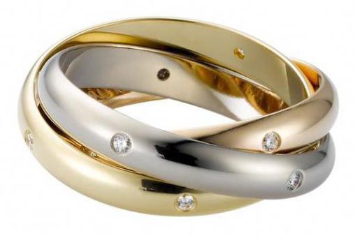 Poročni prstani Trinity Cartier