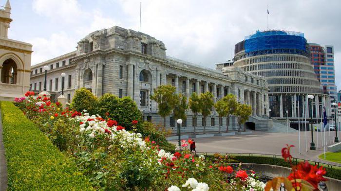 Нова Зеландия столица Wellington снимка