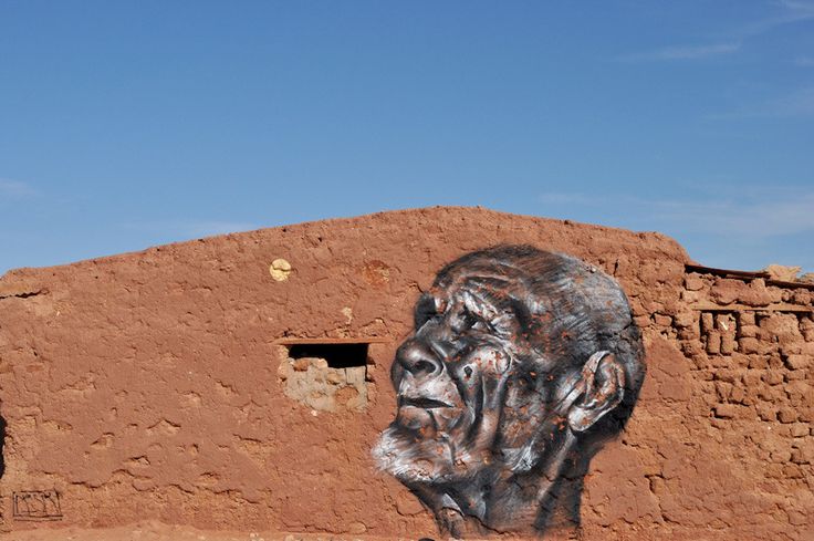Miejskie graffiti z Sahary Zachodniej