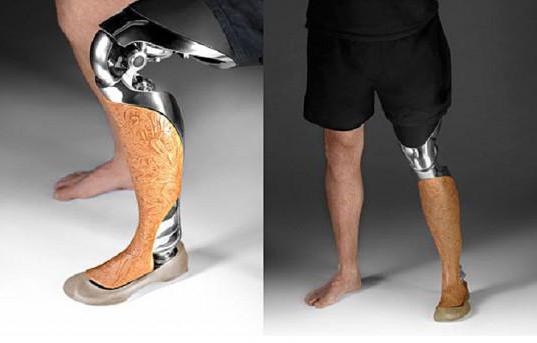 Protézy pro nohy (fotografie)