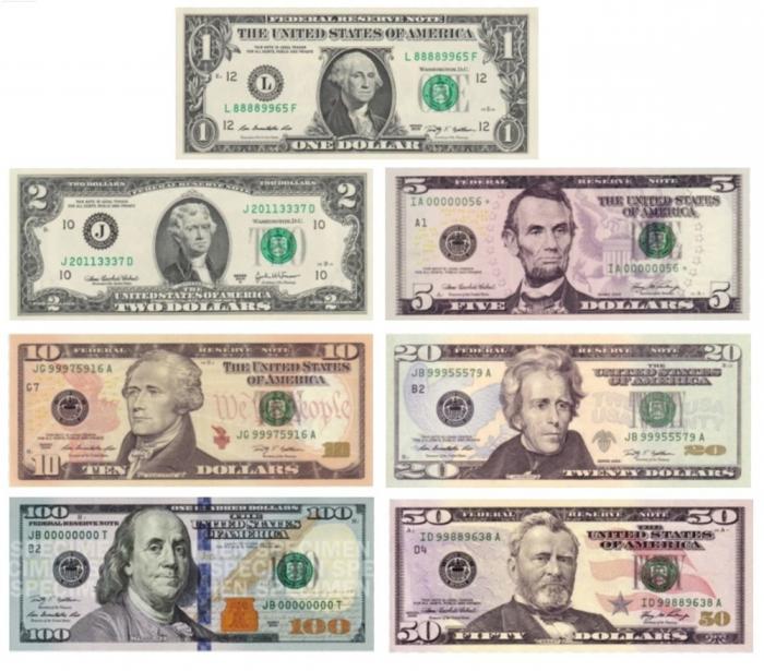 bankovky dolaru