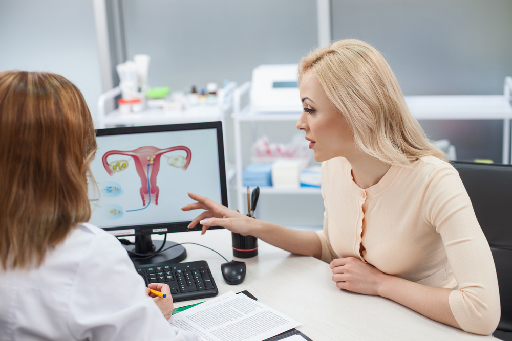 scarico di ginecologia di malattie femminili