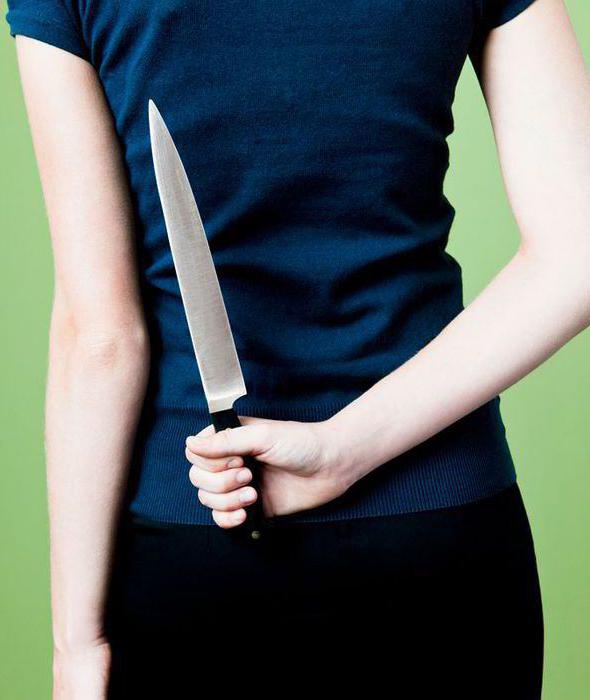 articolo per uccidere un uomo con un coltello