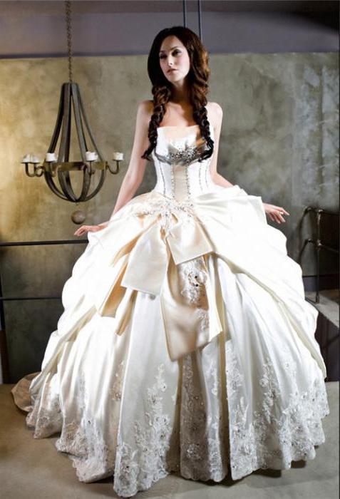 сватбена рокля цвят слонова кост