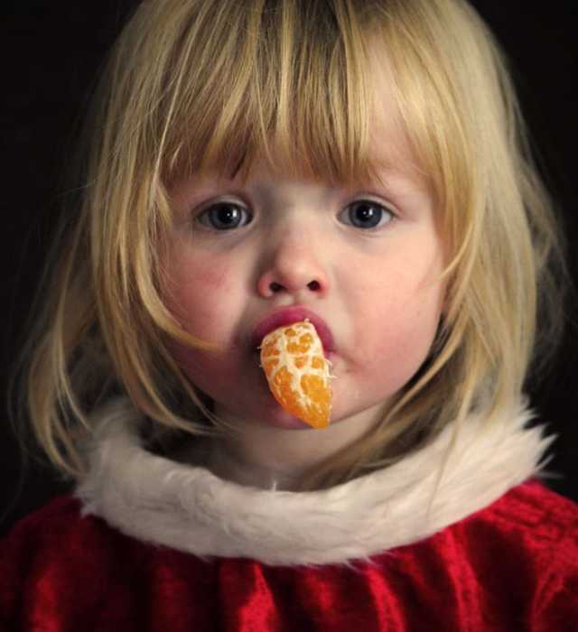 Mangia i mandarini della salute