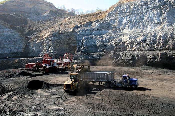 otevřené důlní těžby