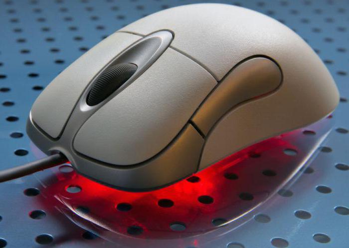 optická počítačová myš