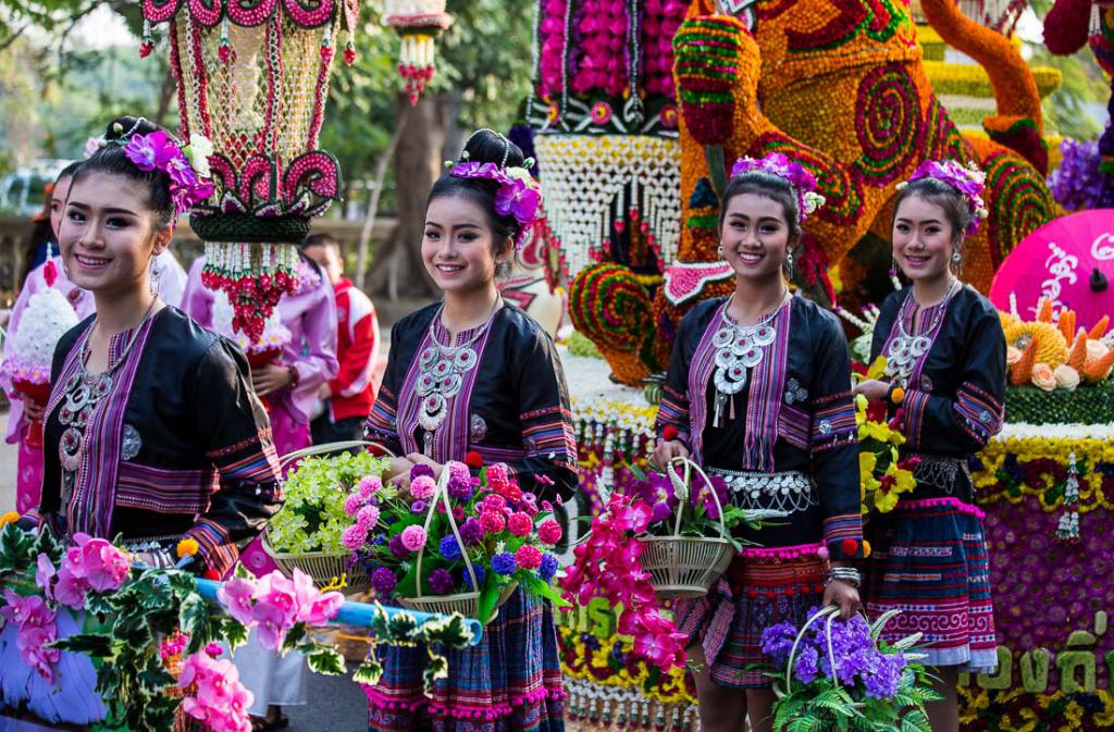 Květinový festival v Thajsku
