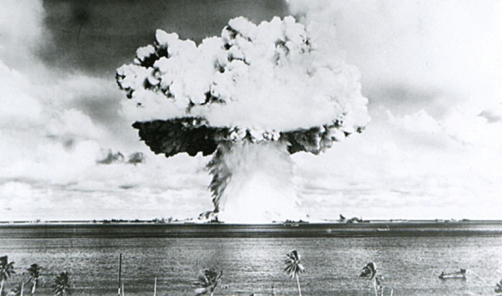 Взривът на бомба Унтрона