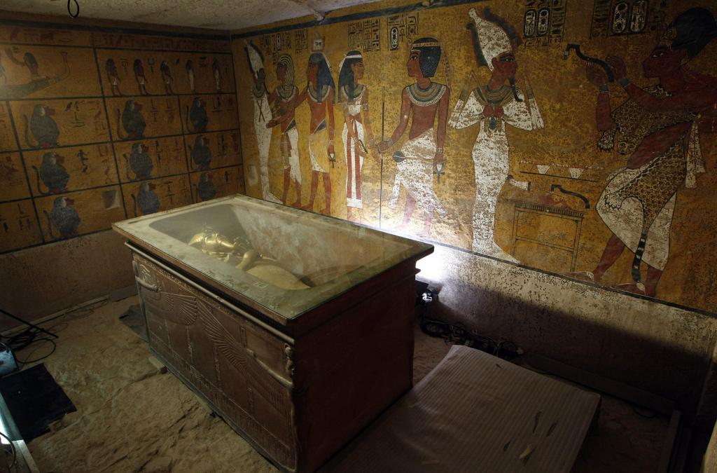 Sarkofág Pharaoh Tutankhamen