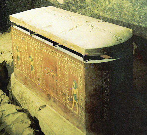 Sarkofag w formie pudełka z Doliny Królów