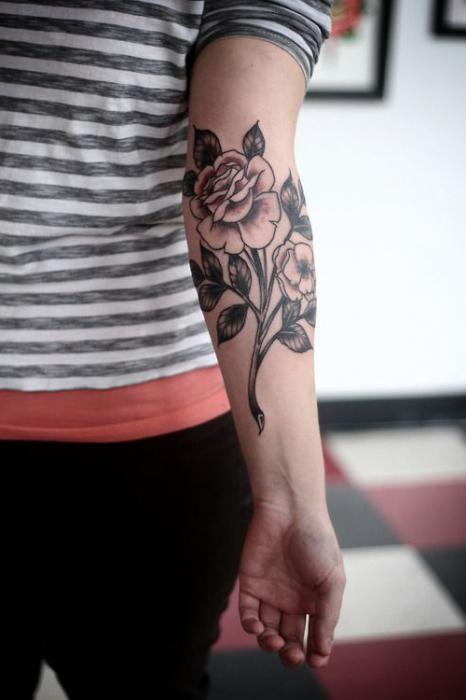 szkice tatuażu przedramienia