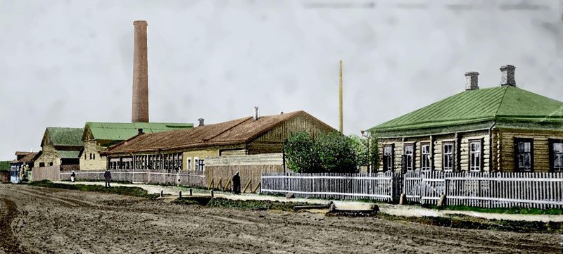 Fabryka szkła Glinsky, lata 1900
