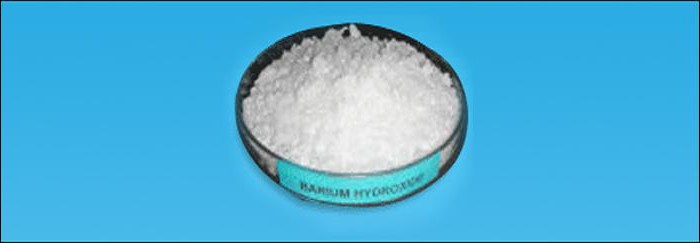 barijev hidroksid in natrijev sulfat