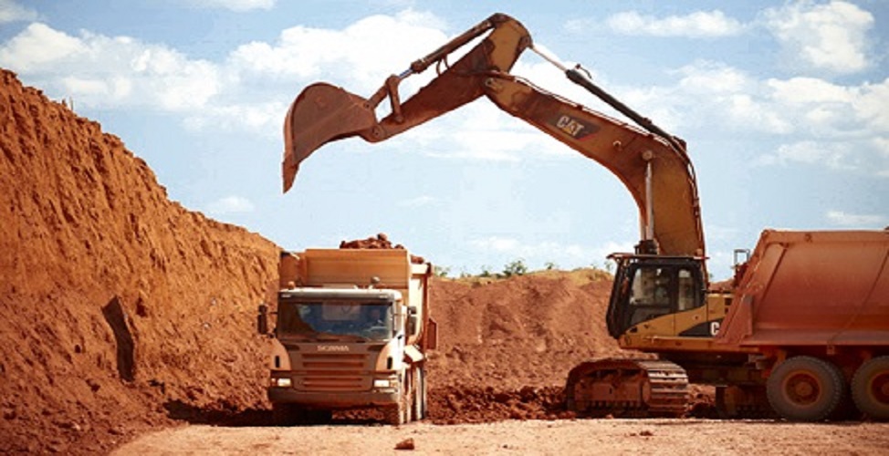 Otevřená bauxitová těžba